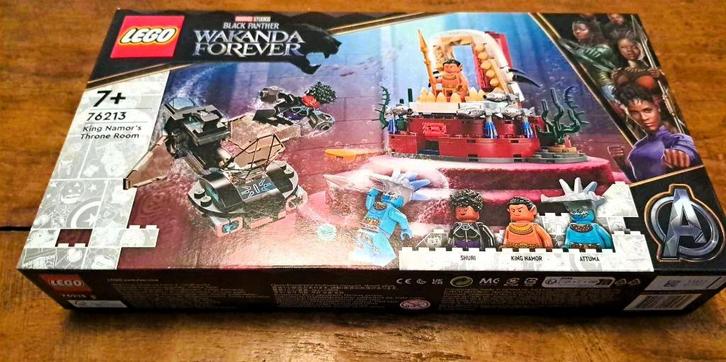 Lego Marvel Wakanda 76213 King Namor's Throne Room, Kinderen en Baby's, Speelgoed | Duplo en Lego, Nieuw, Lego, Complete set, Ophalen of Verzenden