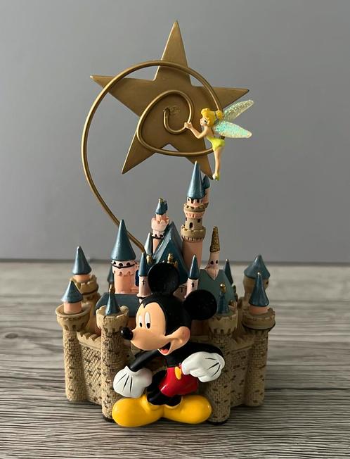 Disney foto kader met Mickey Mouse & Tinkerbell, Verzamelen, Disney, Zo goed als nieuw, Beeldje of Figuurtje, Mickey Mouse, Ophalen of Verzenden