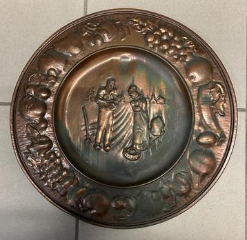 Rood Koperen Hangbord beschikbaar voor biedingen