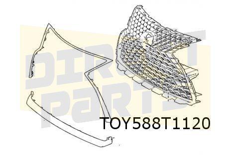 Lexus RX 11/15-10/19 grille ORIGINEEL! 5311148906, Auto-onderdelen, Carrosserie, Bumper, Lexus, Voor, Nieuw, Verzenden