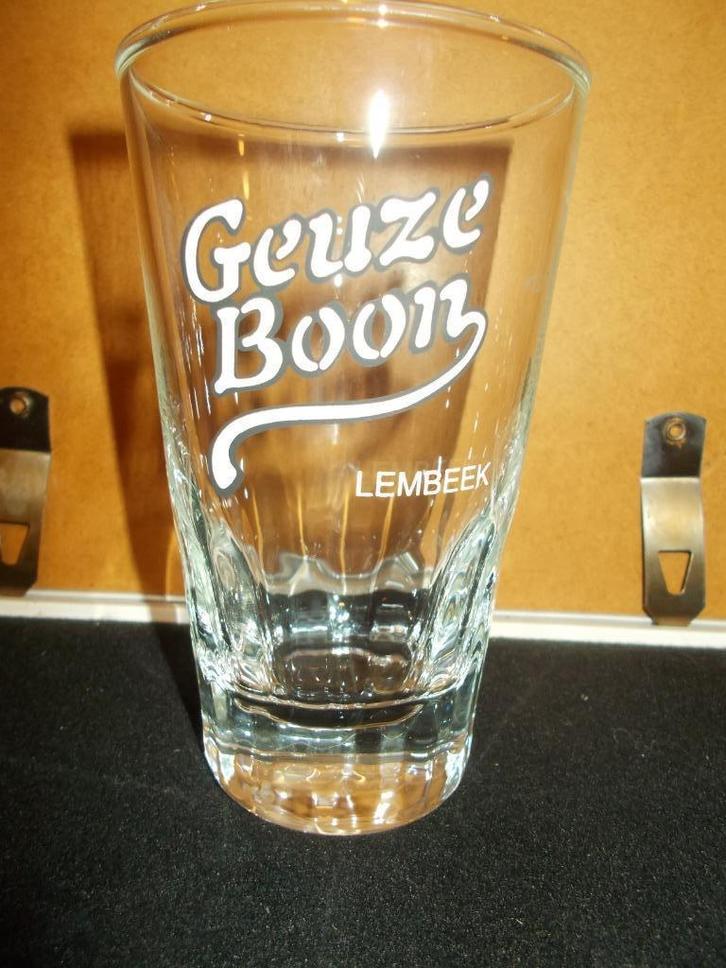 LEMBEEK - oud glas Geuze Boon - hoogte 14,1cm - 3, Verzamelen, Biermerken, Zo goed als nieuw, Glas of Glazen, Palm, Ophalen of Verzenden