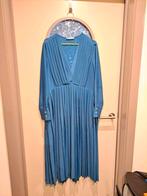 Mango plissé jurk, NIEUW, L, Kleding | Dames, Jurken, Mango, Blauw, Maat 42/44 (L), Nieuw
