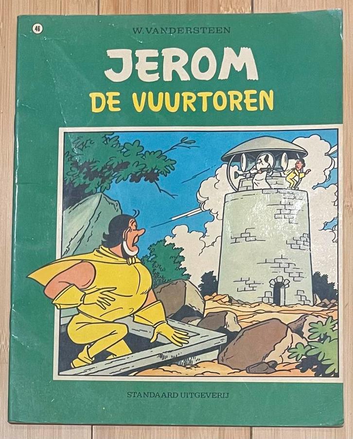 Jerom De vuurtoren W. Vandersteen 46 1972, Livres, BD, Utilisé, Enlèvement ou Envoi