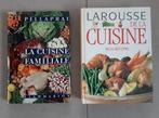 Lot de 2 livres: Larousse de la cuisine et cuisine familiale, Enlèvement ou Envoi