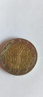 France 1999 2 Euro Coin Rare, 2 euro, Frankrijk, Losse munt, Goud