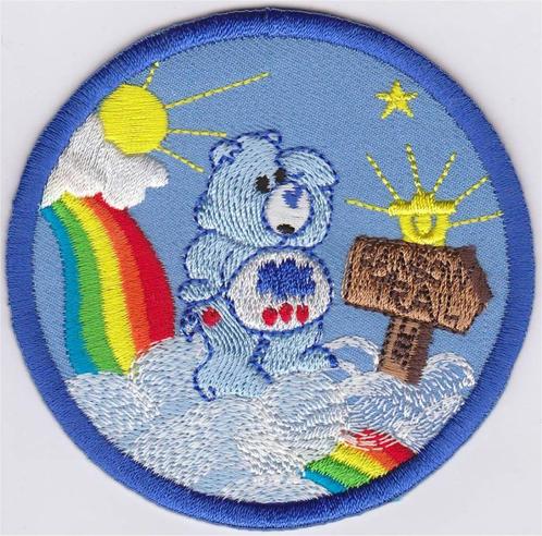Troetelbeertjes stoffen opstrijk patch embleem #2, Verzamelen, Kleding en Patronen, Nieuw, Verzenden