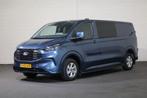 Ford Transit Custom 2.0 TDci L2 H1 DC Limited Automaat Airco, Blauw, Ford, Te koop, 209 g/km