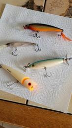 Lot de 4 leurres pour pêche  lot 9, Sports nautiques & Bateaux, Pêche à la ligne | Poissons prédateurs, Enlèvement ou Envoi, Utilisé
