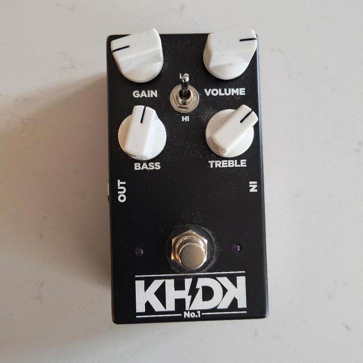 Overdrive/distortion KHDK No.1 (prix reduit), Musique & Instruments, Effets, Utilisé, Distortion, Overdrive ou Fuzz, Enlèvement ou Envoi