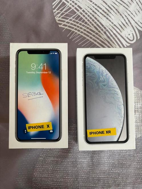 IPHONE X ET XR, Telecommunicatie, Mobiele telefoons | Apple iPhone, Gebruikt, iPhone X, Ophalen