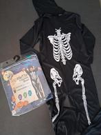 Verkleedkledij pak skelet Halloween maat 146 152, Ophalen of Verzenden, Zo goed als nieuw