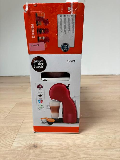 Krups- piccolo xs - nescafé dolce gusto - rood, Elektronische apparatuur, Koffiezetapparaten, Nieuw, Koffiepads en cups, Espresso apparaat