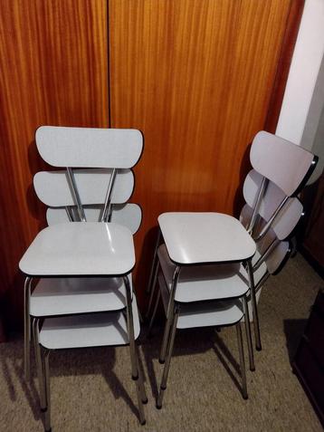 Set retro stoelen