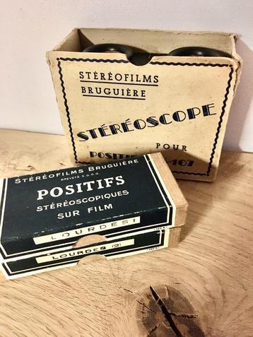 Stereoscoop met 2 Doosjes Film beschikbaar voor biedingen