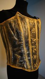Corset - handgemaakt - cosplay, Geel, Ophalen of Verzenden, Zo goed als nieuw, Zonder mouw