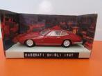 MASERATI GILBLI 1967 SCHUCO  1 :43, Hobby en Vrije tijd, Modelauto's | 1:43, Ophalen of Verzenden, Zo goed als nieuw, Auto, Schuco