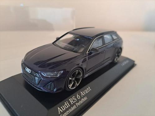 Audi RS6 Avant paars 1/43 Minichamps 1 van 336 stuks., Hobby en Vrije tijd, Modelauto's | 1:43, Nieuw, Auto, MiniChamps, Ophalen of Verzenden
