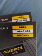Corsair CMK4GX4M1A2400C16 Vengeance LPX 4 Go (1 x 4 Go) DDR4, Informatique & Logiciels, Disques enregistrables, Enlèvement ou Envoi