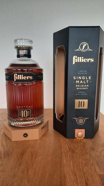 Filliers 10 whisky beschikbaar voor biedingen