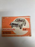 HONDA CIVIC 1979 handleiding, Auto diversen, Handleidingen en Instructieboekjes, Ophalen of Verzenden