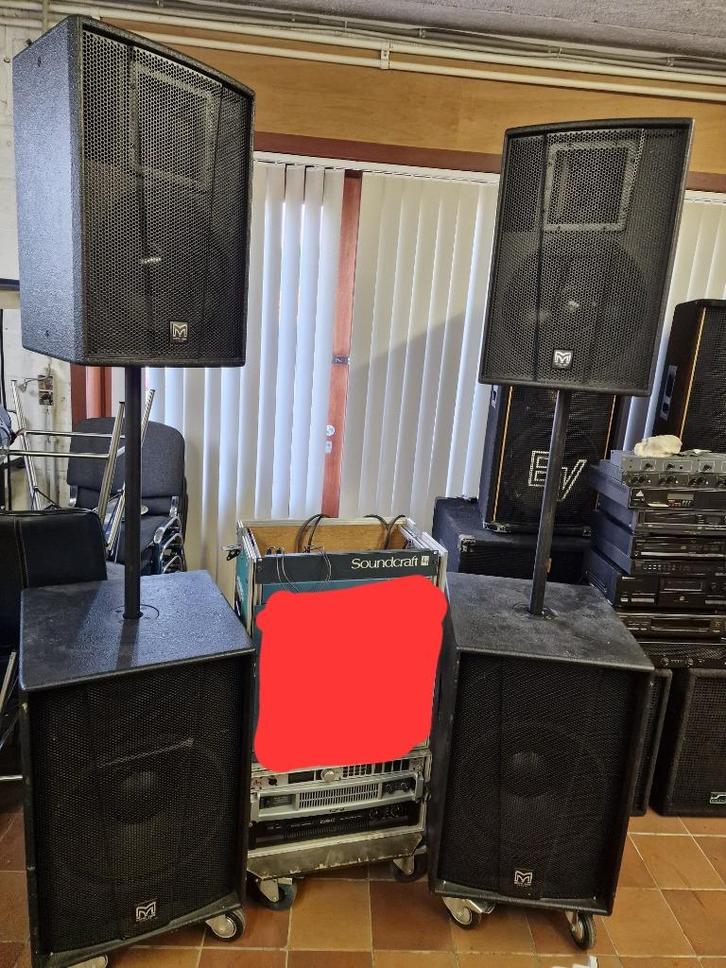 PA Systems, Musique & Instruments, Amplis | Clavier, Moniteur & Sono, Utilisé, Sono, Enlèvement