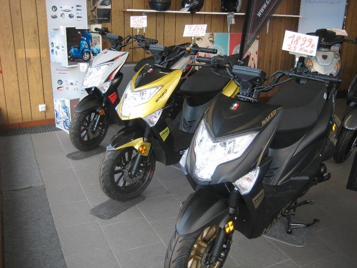 GTS Enzo Naked 1.899€ 25 kmh en stock garantie 3 ans, Fietsen en Brommers, Scooters | Overige merken, Nieuw, Klasse A (25 km/u)