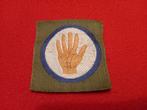 WO1/WOI/WW1/WWI : US Schouder-Badge 93rd Infantry Division, Ophalen of Verzenden, Landmacht, Embleem of Badge