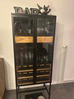 Armoire à verres et rangement bouteilles de vin, 75 cm ou plus, Comme neuf, Enlèvement, Bois