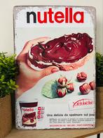 Enseigne publicitaire en métal Nutella, Collections, Enlèvement ou Envoi, Panneau publicitaire, Neuf