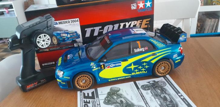 Tamiya Subaru Impreza, Hobby en Vrije tijd, Modelbouw | Radiografisch | Auto's, Nieuw, Auto offroad, Elektro, Schaal 1:10, RTR (Ready to Run)