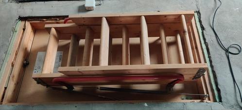 Uitklapbare trap in 3 delen met afdekplaat, Doe-het-zelf en Bouw, Ladders en Trappen, Gebruikt, Trap, Opvouwbaar of Inschuifbaar