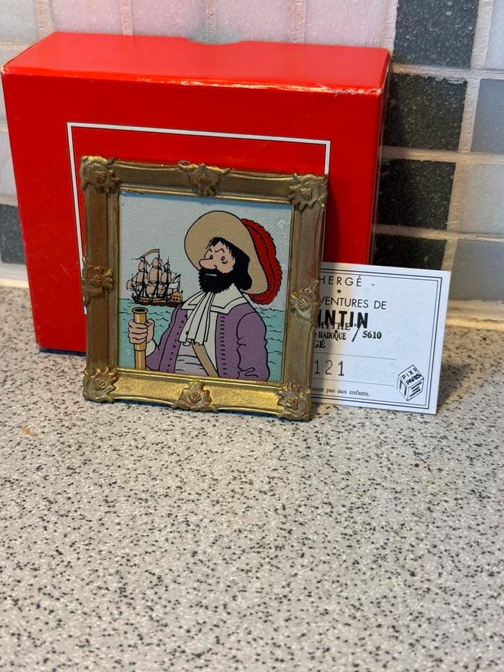 Cadre chevalier de haddock objet du mythe tintin, Collections, Personnages de BD, Neuf, Statue ou Figurine, Tintin, Enlèvement ou Envoi