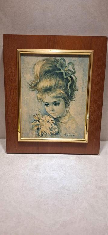 Lithographie Medeiros 34x28cm année 60 beschikbaar voor biedingen
