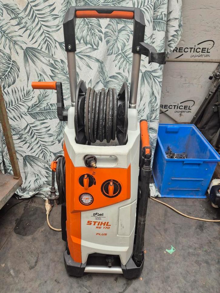 STIHL RE 170 PLUS hogedrukreiniger, Tuin en Terras, Hogedrukreinigers, Zo goed als nieuw, Elektrisch, Ophalen