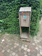 Boîte aux lettres - Brievenbus, Ophalen, Gebruikt, Hout, Staande brievenbus