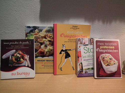 4 Livres Weight Watchers + 1 livre au bureau Hachette, Livres, Santé, Diététique & Alimentation, Comme neuf, Régime et Alimentation