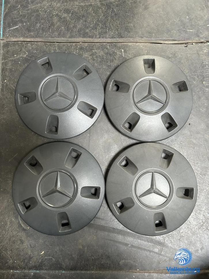ORIGINELE Mercedes Vito Viano naafkap naafdop wieldop set zw, Auto diversen, Wieldoppen, Gebruikt, Verzenden
