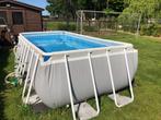 Intex Prism Frame zwembad 400 x 200 x 100 cm, Tuin en Terras, Ophalen, 200 tot 300 cm, 80 tot 120 cm, Zo goed als nieuw