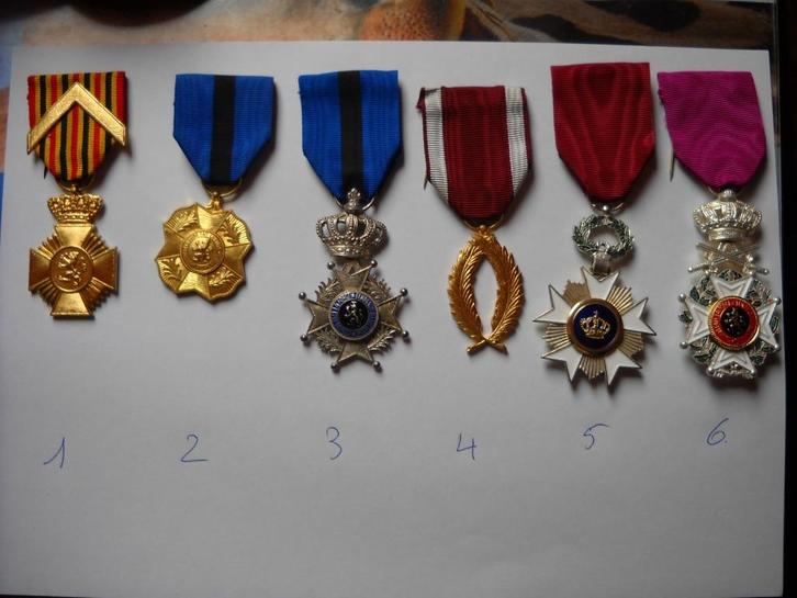 médailles militaires Belges, Verzamelen, Militaria | Algemeen, Landmacht, Lintje, Medaille of Wings, Ophalen