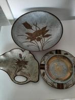 Set koperen schotels (3 stuks), Antiek en Kunst, Antiek | Brons en Koper, Ophalen of Verzenden, Koper