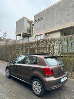 Volkswagen Polo 1.2 benzine met 100.000KM van 2014 OPEN DAK, Boîte manuelle, Carnet d'entretien, 5 portes, Brun