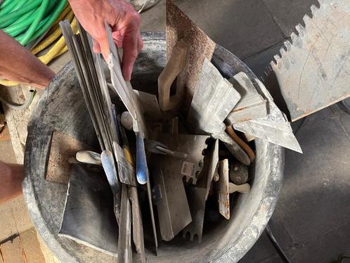 Stukgereedschap om te stukken (2 kuipen), Doe-het-zelf en Bouw, Gereedschap | Handgereedschap, Gebruikt, Ophalen