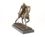 Bronzen Beeld van een Polospeler GRATIS LEVERING, Antiek en Kunst, Verzenden, Brons
