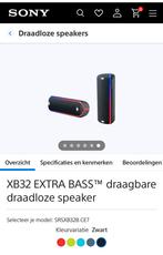 Speaker Sony SRSXB32 Zwart, Audio, Tv en Foto, Luidsprekerboxen, Ophalen, Gebruikt, Overige typen, Sony