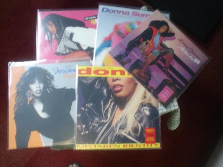 donna summer set vinyl gekleurd  nieuw, Cd's en Dvd's, Vinyl | Pop, Nieuw in verpakking, Overige formaten, Verzenden