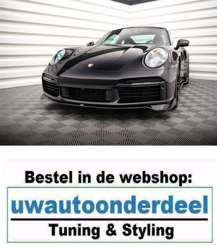 Maxton Design Spoiler Splitter Lip Voor Porsche 911 Turbo S, Auto diversen, Tuning en Styling, Verzenden