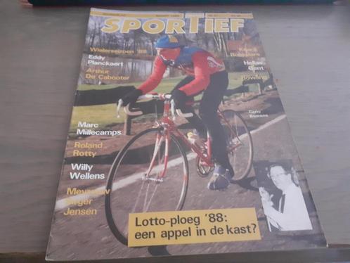 Sportief Revue Maart 1988 nr 31, Sports & Fitness, Cyclisme, Comme neuf, Enlèvement ou Envoi