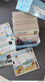 Set van meer dan 630 kaarten van Atlas Tintin Hergé, Verzamelen, Ophalen of Verzenden, Kuifje, Zo goed als nieuw, Plaatje, Poster of Sticker