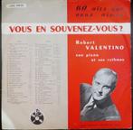 LP VINYL - Robert Valentino ‎– 60 Airs Que Vous Aimez, Cd's en Dvd's, 1960 tot 1980, Jazz, Gebruikt, 12 inch