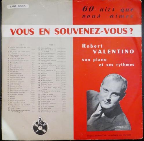 LP VINYL - Robert Valentino ‎– 60 Airs Que Vous Aimez, CD & DVD, Vinyles | Jazz & Blues, Utilisé, Jazz, 1960 à 1980, 12 pouces